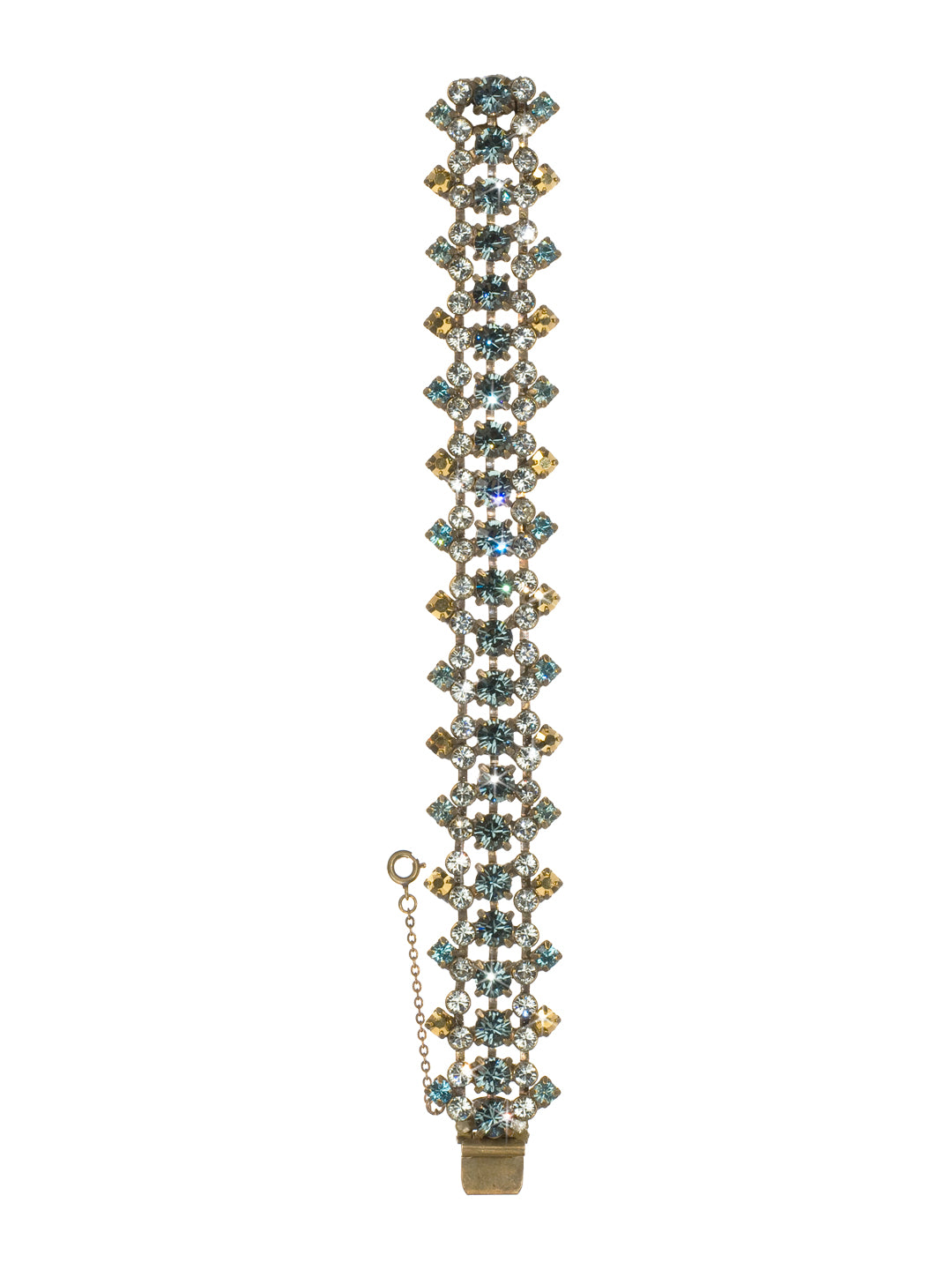 Elegant Angular Crystal Line Bracelet Classic Bracelet - BCR6AGAFG