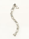 Pointed Pear and Diamond Cut Crystal Line Bracelet Classic Bracelet