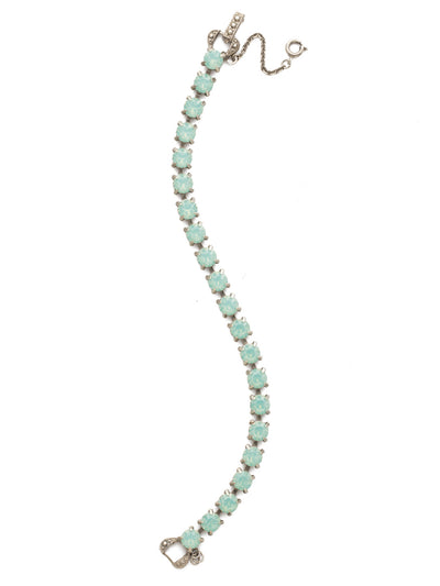 Repeating Round Tennis Bracelet - BCZ36ASPAC - <p>Understated elegance. Repeating round crystals create a delicate strand of sparkle suited for anyone's style. From Sorrelli's Pacific Opal collection in our Antique Silver-tone finish.</p>