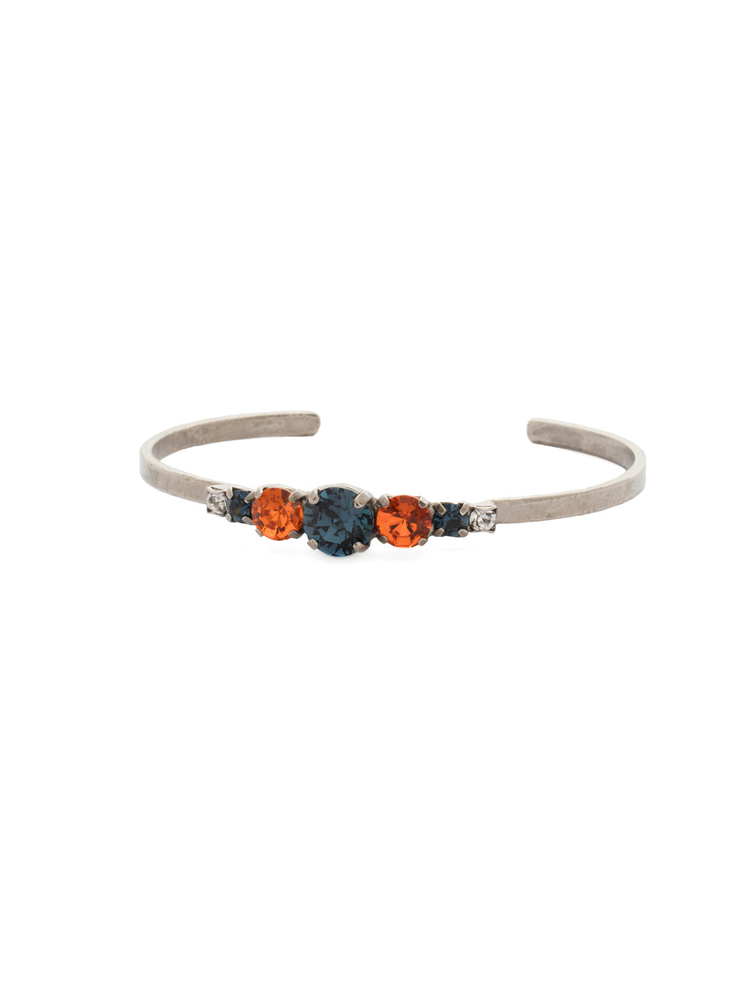 Product Image: Petite Round Crystal Cuff Bracelet