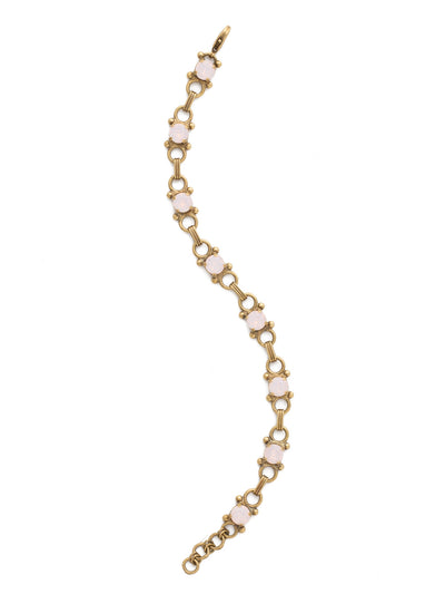 Mini Eyelet Line Bracelet - BDH5AGROW - <p>Our mini Eyelet Line Bracelet offers a classic design with edgy elements. Add this line bracelet to any look for just enough sparkle. From Sorrelli's Rose Water collection in our Antique Gold-tone finish.</p>