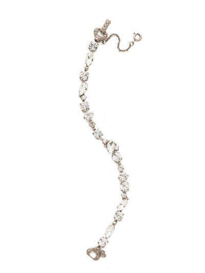 Modern Muse Tennis Bracelet - BDN1ASCRY - <p>A style so pretty, it's inspiring! A mixture of marquise and round cut crystals takes form in this modern take on the classic line bracelet. From Sorrelli's Crystal collection in our Antique Silver-tone finish.</p>
