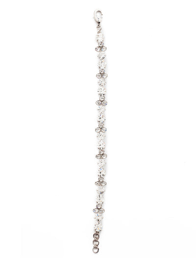 Wisteria Tennis Bracelet - BDQ36RHCRY - <p>Round and round we go with a linear pattern of circular crystals. From Sorrelli's Crystal collection in our Palladium Silver-tone finish.</p>