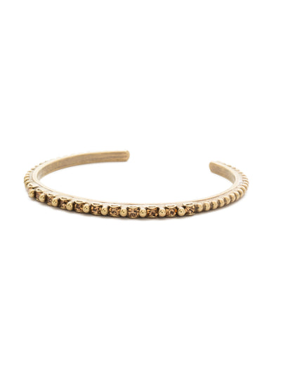 Sakura Bracelet - BDQ4AGNT - <p>Simple and chic, this adjustable cuff begs to be stacked! Layer multiples for maximum impact. From Sorrelli's Neutral Territory collection in our Antique Gold-tone finish.</p>