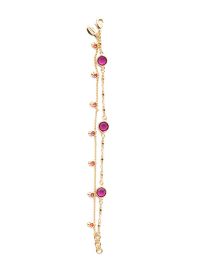 Dewdrop Layered Bracelet - BEK36BGBGA - <p>Add a dainty dash of crystal stones to your outfit for that something a bit extra special with this classic crystal layered bracelet. From Sorrelli's Begonia collection in our Bright Gold-tone finish.</p>