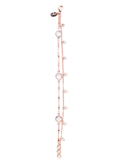 Dewdrop Layered Bracelet - BEK36RGCRY - <p>Add a dainty dash of crystal stones to your outfit for that something a bit extra special with this classic crystal layered bracelet. From Sorrelli's Crystal collection in our Rose Gold-tone finish.</p>