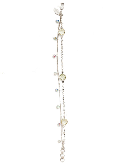 Dewdrop Tennis Bracelet - BEK36RHSSU - <p>Add a dainty dash of crystal stones to your outfit for that something a bit extra special with this classic crystal layered bracelet. From Sorrelli's Seersucker collection in our Palladium Silver-tone finish.</p>