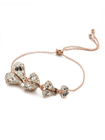 Valentina Slider Bracelet - BEM1RGCRY - <p>Put on these sparkly cystal pears that come together in heart shapes on an adjustable slider you're sure to love. From Sorrelli's Crystal collection in our Rose Gold-tone finish.</p>
