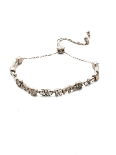 Lylah Slider Bracelet - BEN13ASSTC - <p>The Lylah Slider Bracelet slips on an eye-catching combo of sparkling crystals and metallic craftsmanship all at once. From Sorrelli's Storm Clouds collection in our Antique Silver-tone finish.</p>