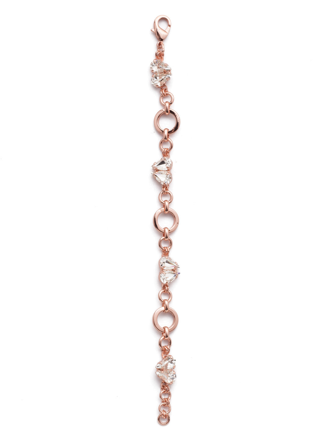 Mina Tennis Bracelet - BER44RGCRY - <p>Fasten on the Mina Tennis Bracelet for a a stunning crystal heart look that's perfect for any occasion or outfit. It goes beyond Valentine's Day. From Sorrelli's Crystal collection in our Rose Gold-tone finish.</p>
