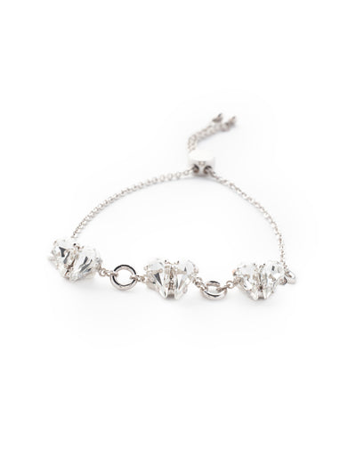 Marlowe Slider Bracelet - BER4PDCRY - <p>Adjust the Marlowe Slider Bracelet to size and celebrate some sparkling crystal-emblazoned love. From Sorrelli's Crystal collection in our Palladium finish.</p>