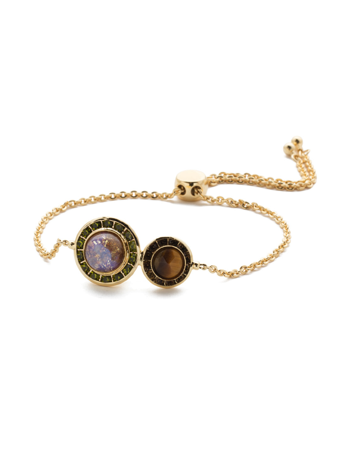 Hartford Slider Bracelet - BET13BGCSM - For an understated antique look, you have to add the Hartford Slider Bracelet to your collection. It adjusts to size, making it perfect slipping it on any day, with any outfit. From Sorrelli's Cashmere collection in our Bright Gold-tone finish.