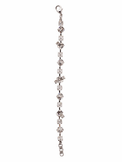 Melrose Tennis Bracelet - BET16PDCRY - <p>The Melrose Tennis Bracelet has it all when it comes to sparkling crystals: varying opacities and shades of round and emerald stones make this a beautiful piece. From Sorrelli's Crystal collection in our Palladium finish.</p>