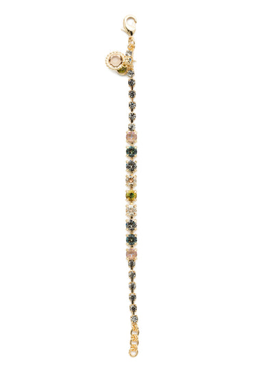 Audriana Tennis Bracelet - BET37BGCSM - There's nothing more stunning than simple, sparkling, circular crystal stones. The Audriana Tennis Bracelet is a testament to that fact, and a classic. From Sorrelli's Cashmere collection in our Bright Gold-tone finish.