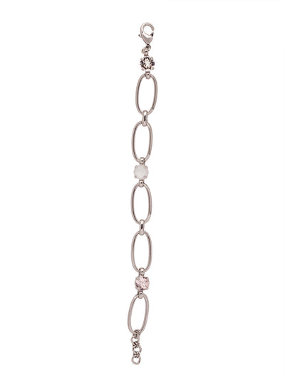 Paige Tennis Bracelet - BET3PDSNB - <p>The airy links in this chain bracelet offer big style. Fasten on our Paige Tennis Bracelet, featuring classic design, and accented by sparkling circular crystals. From Sorrelli's Snow Bunny collection in our Palladium finish.</p>