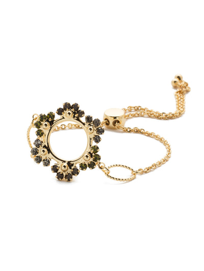 Leva Slider Bracelet - BET8BGCSM - <p>Our Leva Slider Bracelet is a stunner. Delicate filigree metalwork comes together in the statement piece at its center. From Sorrelli's Cashmere collection in our Bright Gold-tone finish.</p>