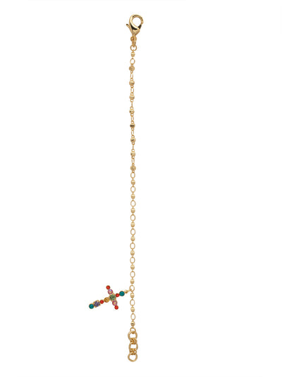 Miley Cross Charm Bracelet - BEX2BGHBR - <p>The Miley Cross Charm Bracelet features a crystal cross charm on a decorative link chain, perfect for wearing alone or layered with other bracelets. From Sorrelli's Happy Birthday Redux collection in our Bright Gold-tone finish.</p>