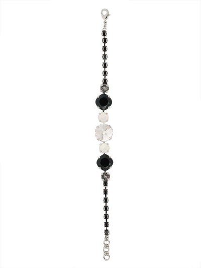 Half Circle Tennis Bracelet - BEY52PDSNI - <p>The Half Circle Tennis Bracelet adds the perfect amount of sparkle to every outfit. A crystal embellished chain connects varying sizes and colors of crystals with a lobster clasp closure. From Sorrelli's Starry Night collection in our Palladium finish.</p>