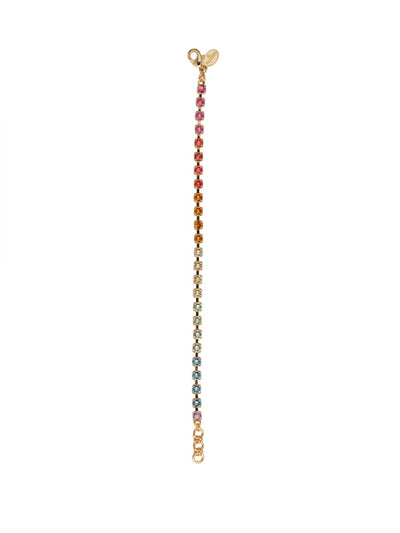 Marnie Tennis Bracelet - BFA2BGPRI - <p>The Marnie Tennis Bracelet is a classic that never goes out of style; a line of crystals are secured with a lobster clasp claw. From Sorrelli's Prism collection in our Bright Gold-tone finish.</p>