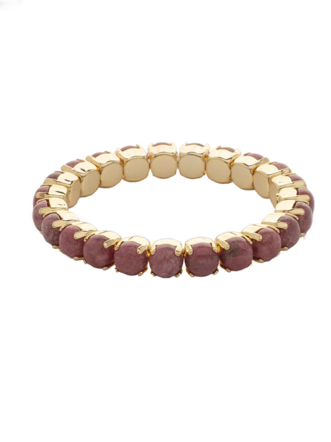 7 inch Sienna Stretch Bracelet - BFD50BGCF - <p>A modern take on a classic style, the Sienna Stretch Bracelet features a line of crystals on a sturdy jewelers' filament, stretching to fit most wrists comfortably, without the hassle of a clasp! (7 inches in diameter, fits average wrist sizes) From Sorrelli's Coneflower collection in our Bright Gold-tone finish.</p>