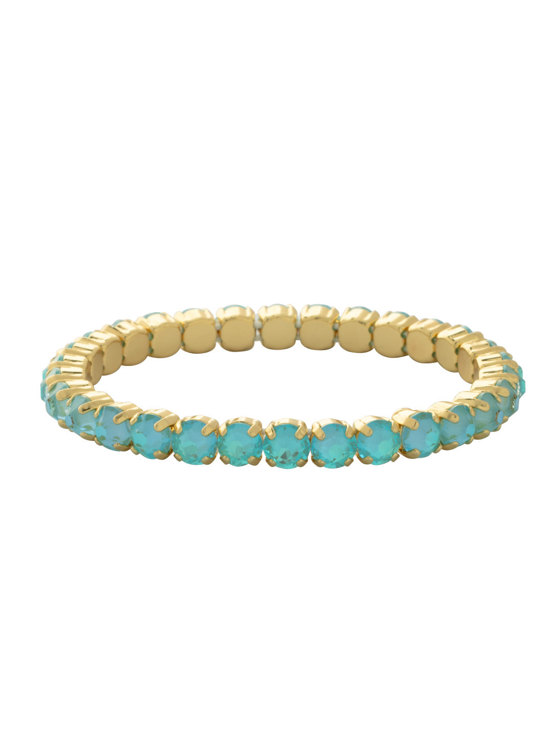 Mini Sienna Stretch Bracelet - BFD52BGPRT - <p>The Mini Sienna Stretch Bracelet is a mini take on a bestselling style! The Mini Sienna Stretch Bracelet features a line of small round crystals on a sturdy jewelers' filament, stretching to fit most wrists comfortably, without the hassle of a clasp! From Sorrelli's Portofino collection in our Bright Gold-tone finish.</p>