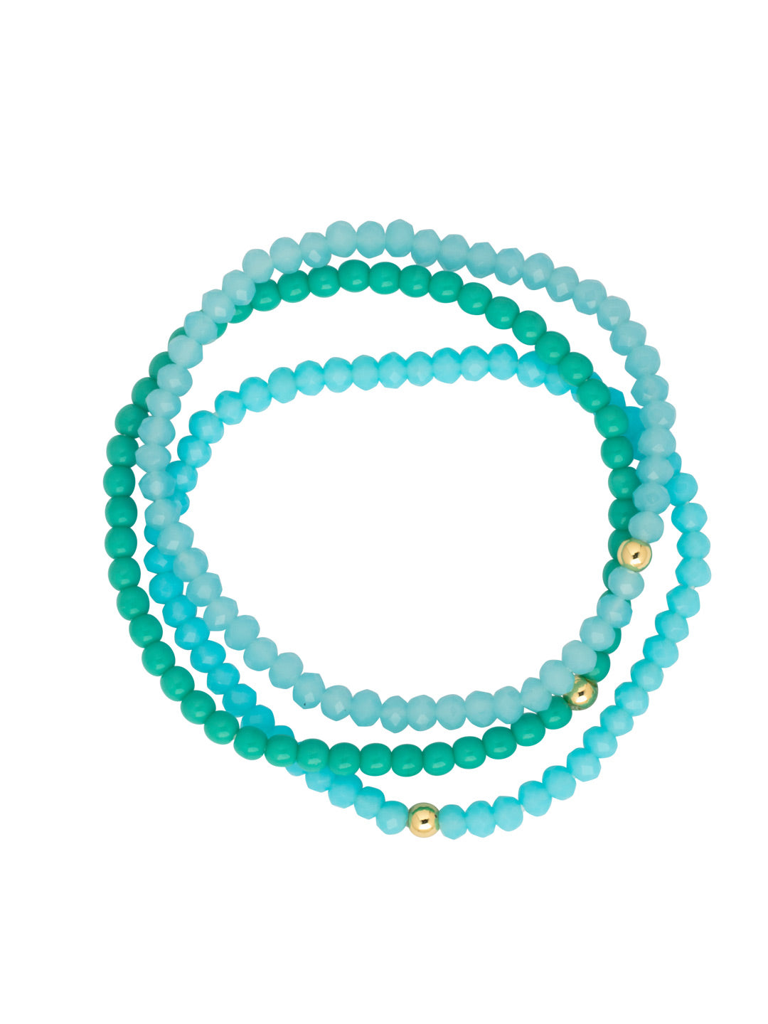 Trina Stretch Bracelet - BFM4BGSTO - <p>Trina, the set of 3 Beaded Stretch Bracelets features 3 assorted beaded stretch bracelets; perfect to mix, match, and stack with your favorite bracelets! From Sorrelli's Santorini collection in our Bright Gold-tone finish.</p>