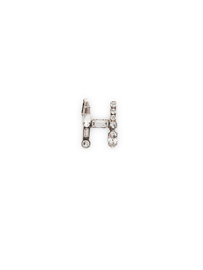 Crystal Charm 'H' Charm Other Accessory - CES15ASCRY - <p>Personalize your necklace or bracelet chain with a beautiful crystal charm. From the back, open the bale with your thumbnail and push your chainlink into the opening. From Sorrelli's Crystal collection in our Antique Silver-tone finish.</p>