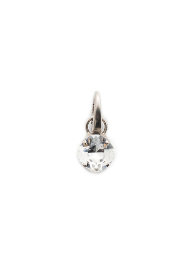 April Birthstone Crystal Charm - CEU1ASCRY - <p>A cushion-cut crystal designed in your beautiful birthstone. Simply attach it to our favorite chain for an everyday look. From Sorrelli's Crystal collection in our Antique Silver-tone finish.</p>