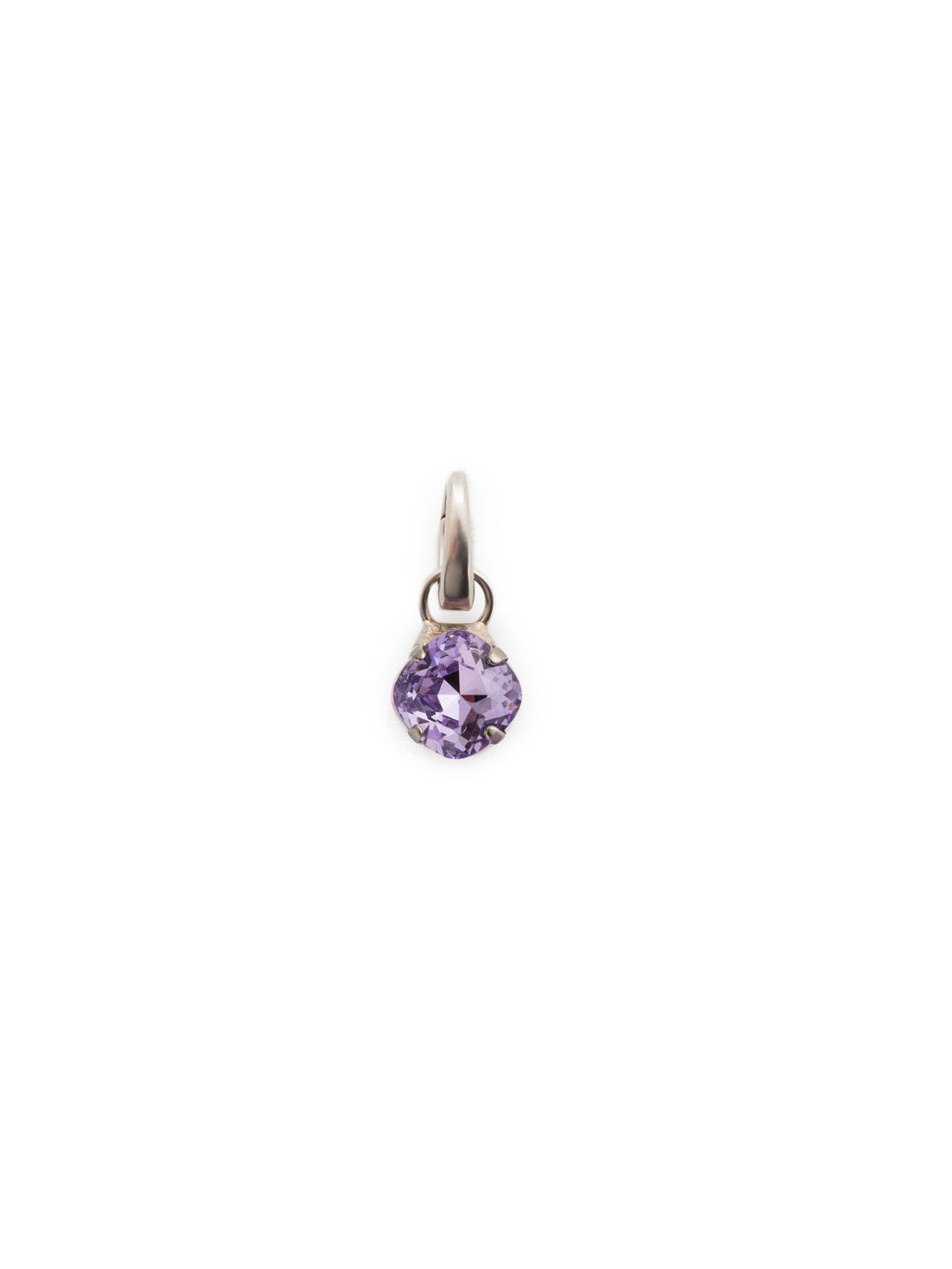 June Birthstone Violet Charm - CEU1ASVI - <p>A cushion-cut crystal designed in your beautiful birthstone. Simply attach it to our favorite chain for an everyday look. From Sorrelli's Violet collection in our Antique Silver-tone finish.</p>