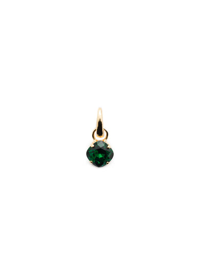 May Birthstone Emerald Charm - CEU1BGEME - <p>A cushion-cut crystal designed in your beautiful birthstone. Simply attach it to our favorite chain for an everyday look. From Sorrelli's Emerald collection in our Bright Gold-tone finish.</p>