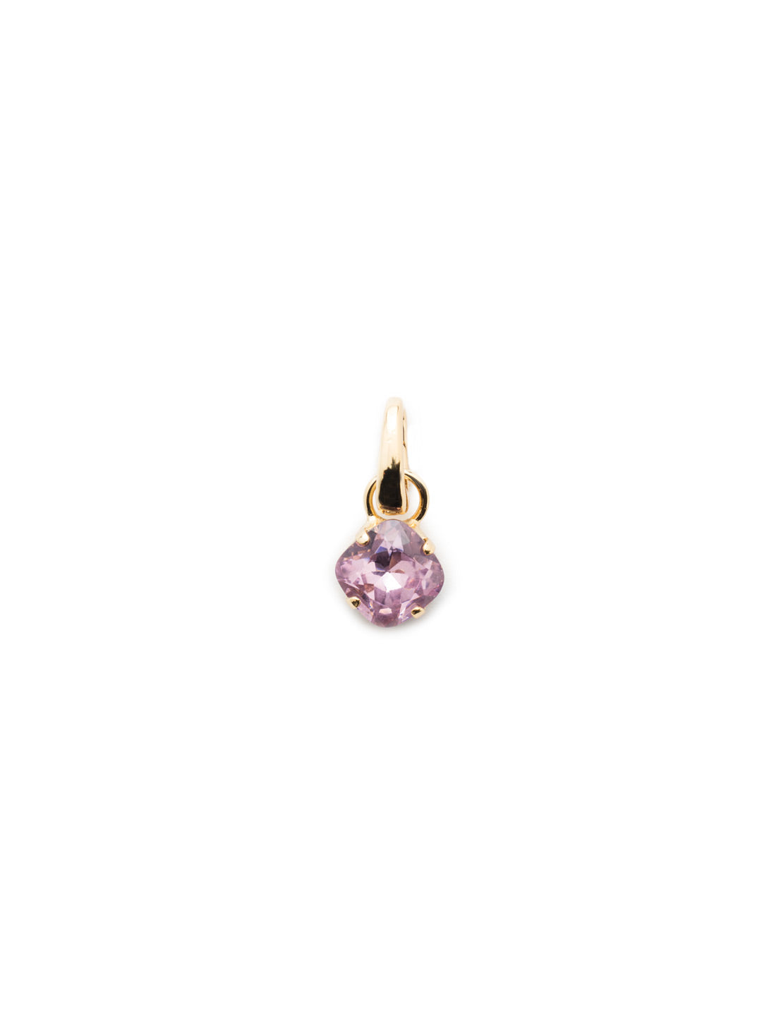 Birthstone Charm - CEU1BGLTR - <p>A cushion-cut crystal designed in your beautiful birthstone. Simply attach it to our favorite chain for an everyday look. From Sorrelli's Light Rose collection in our Bright Gold-tone finish.</p>