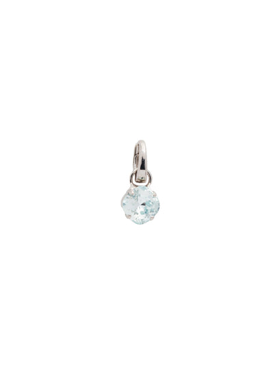 March Birthstone Light Aqua Charm - CEU1RHLAQ - <p>A cushion-cut crystal designed in your beautiful birthstone. Simply attach it to our favorite chain for an everyday look. From Sorrelli's Light Aqua collection in our Palladium Silver-tone finish.</p>
