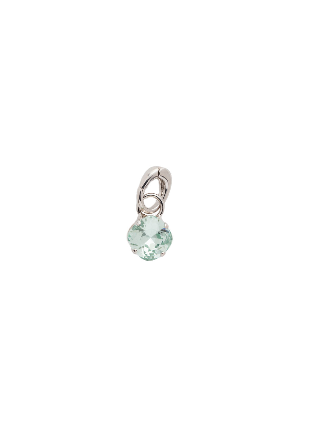 August Birthstone Mint Charm - CEU1RHMIN - <p>A cushion-cut crystal designed in your beautiful birthstone. Simply attach it to our favorite chain for an everyday look. From Sorrelli's Mint collection in our Palladium Silver-tone finish.</p>