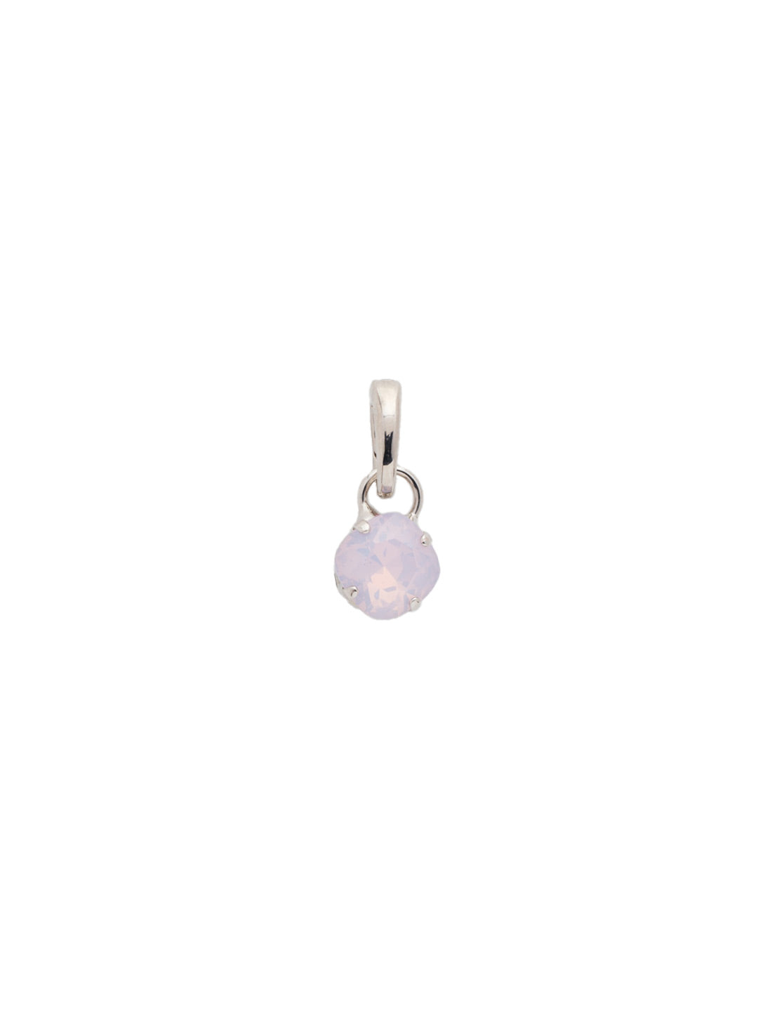 October Birthstone Rosewater Charm - CEU1RHROW - <p>A cushion-cut crystal designed in your beautiful birthstone. Simply attach it to our favorite chain for an everyday look. From Sorrelli's Rose Water collection in our Palladium Silver-tone finish.</p>