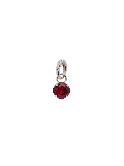 July Birthstone Siam Charm - CEU1RHSI - <p>A cushion-cut crystal designed in your beautiful birthstone. Simply attach it to our favorite chain for an everyday look. From Sorrelli's Siam collection in our Palladium Silver-tone finish.</p>