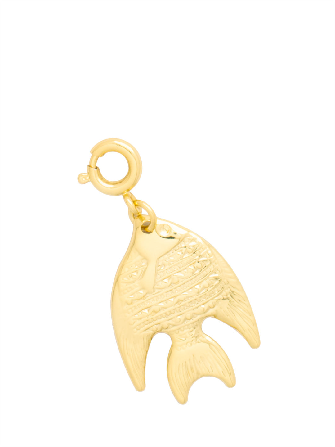 Fish Charm - CFG20BGMTL - <p>Metal fish charm with a spring ring clasp. From Sorrelli's Bare Metallic collection in our Bright Gold-tone finish.</p>