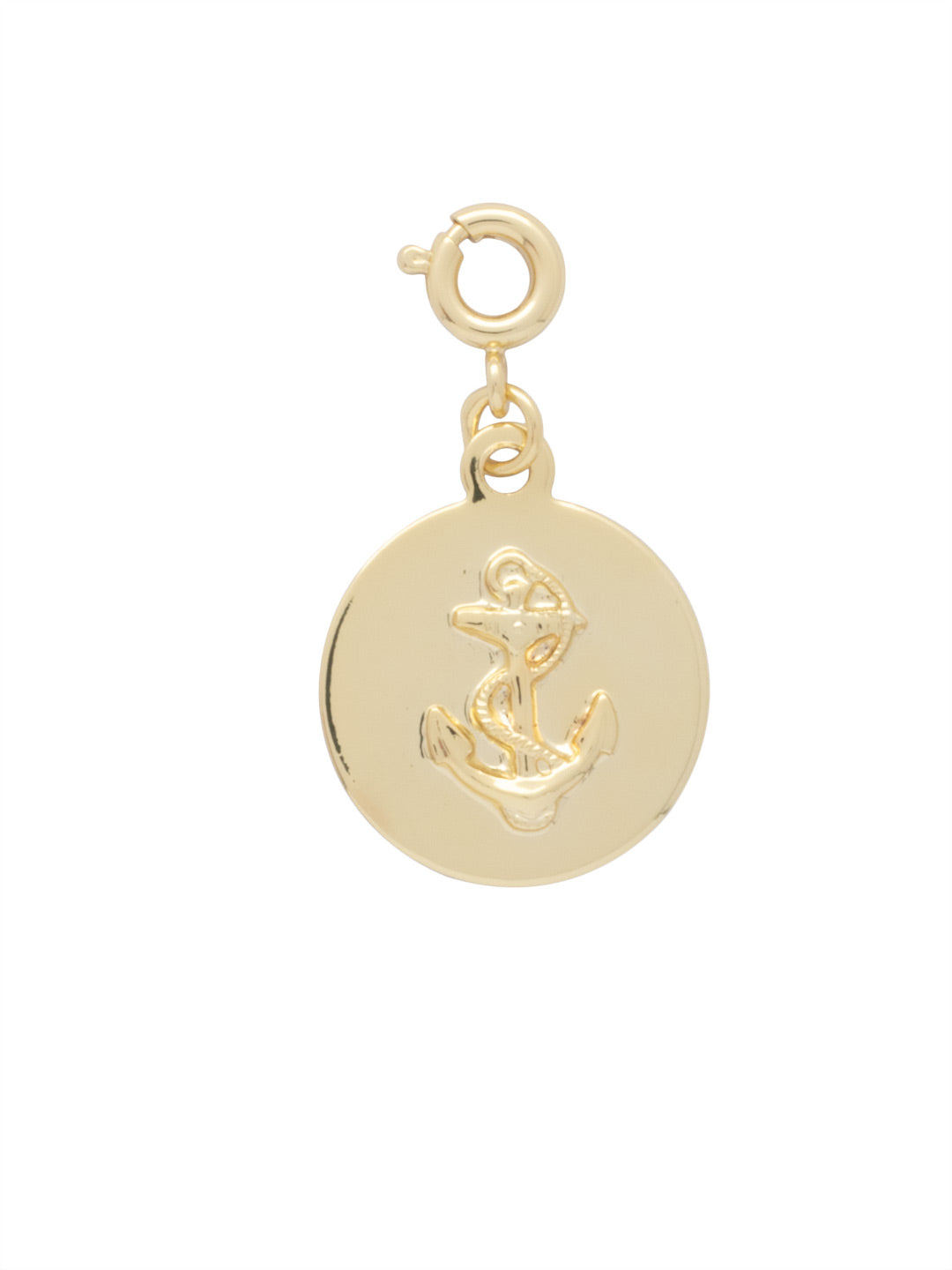 Anchor Charm - CFG29BGMTL - <p>Metal anchor charm with a spring ring clasp. From Sorrelli's Bare Metallic collection in our Bright Gold-tone finish.</p>