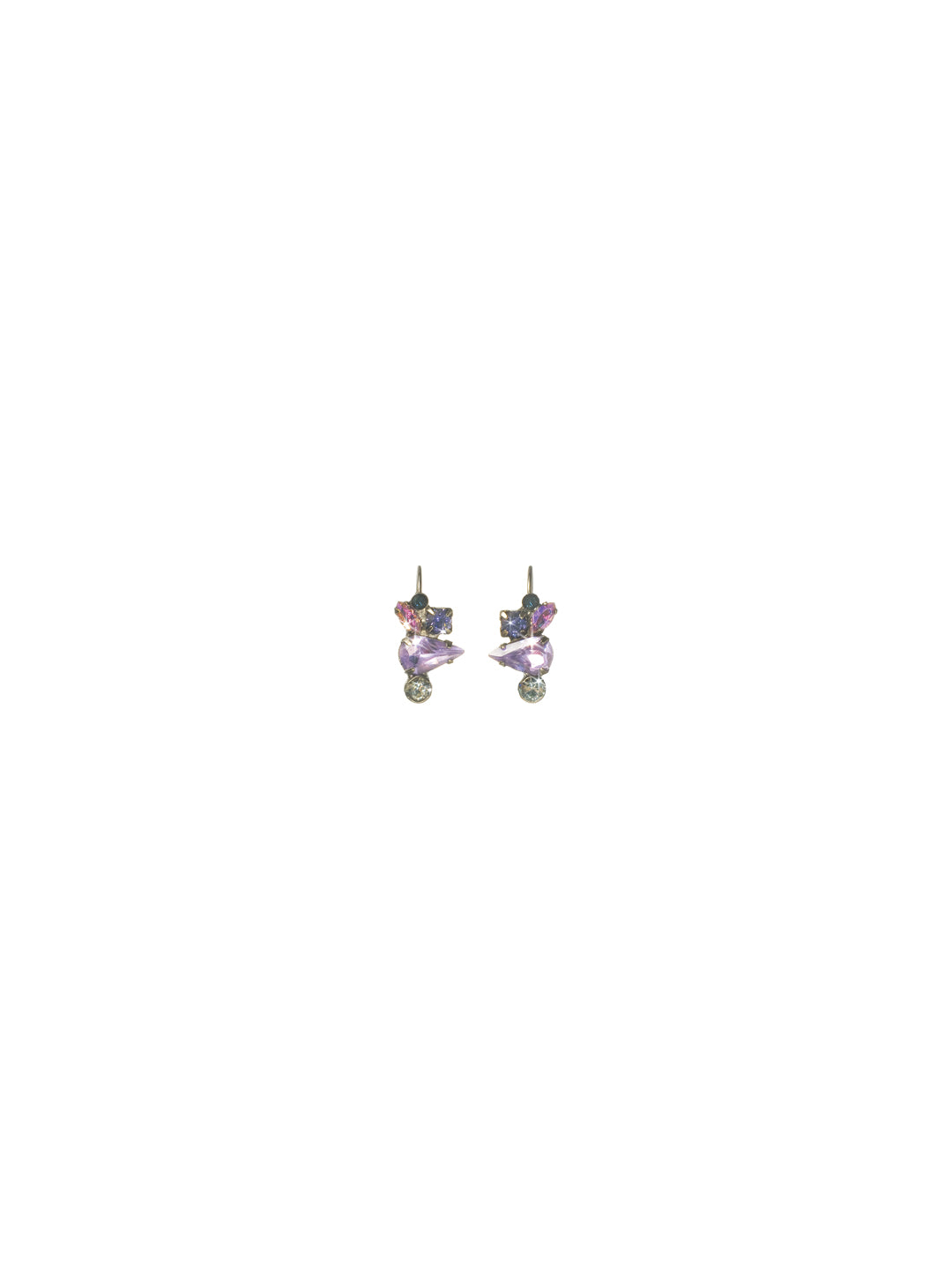 Perfectly Pretty Cluster Dangle Earrings - EBL10ASHY