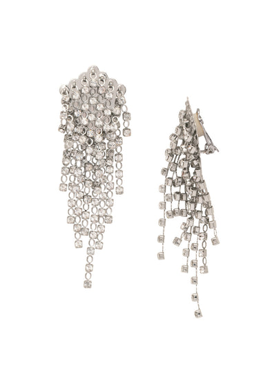 Madonna Statement Earring - EBW49CPDSNI - <p>The Madonna Statement Earrings feature layers of crystal embellishments on a comfortable clip back, creating a classic statement look that pairs perfect with the matching bracelet and necklace. From Sorrelli's Starry Night collection in our Palladium finish.</p>