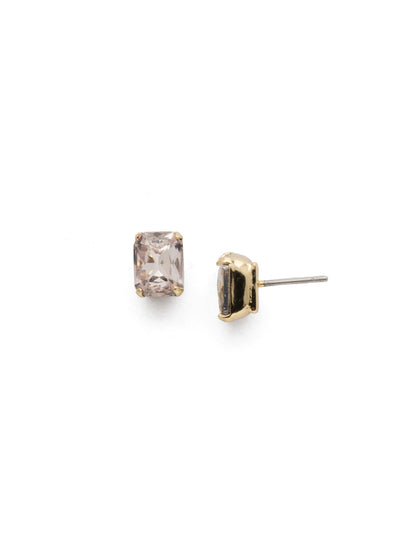 Mini Emerald Cut Stud Earrings - EBY42BGSCL - Simply sophisticated. The mini emerald cut stud earrings can be worn alone or paired with anything for an extra accent to any wardrobe. From Sorrelli's Silky Clouds collection in our Bright Gold-tone finish.