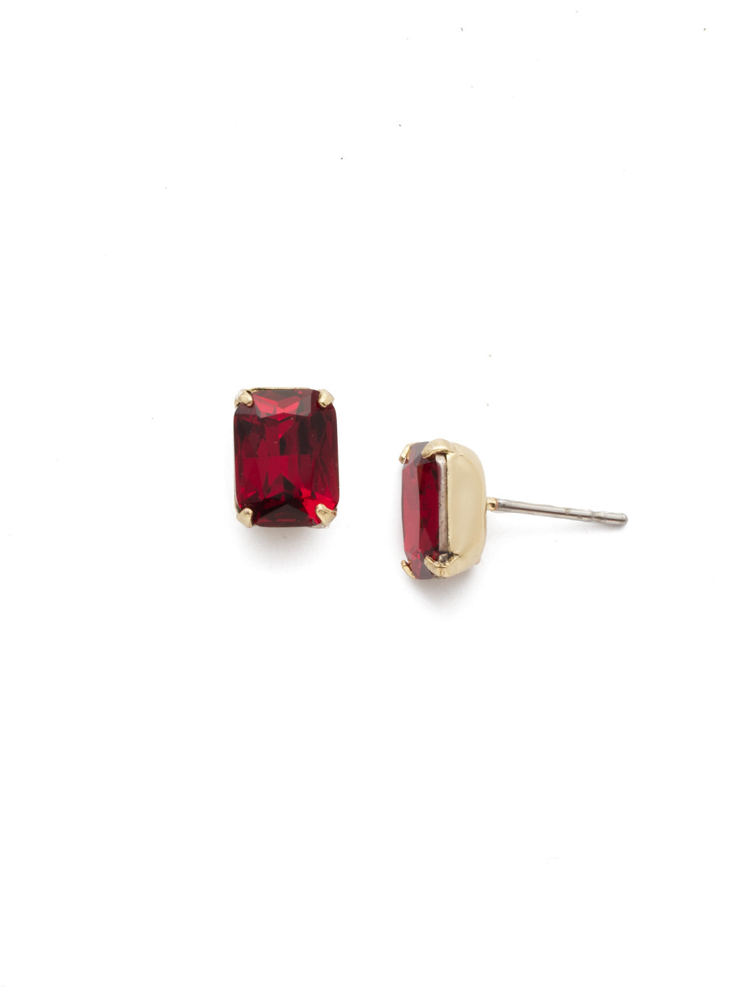 Mini Emerald Cut Stud Earrings - EBY42BGSI - <p>Simply sophisticated. The mini emerald cut stud earrings can be worn alone or paired with anything for an extra accent to any wardrobe. From Sorrelli's Siam collection in our Bright Gold-tone finish.</p>