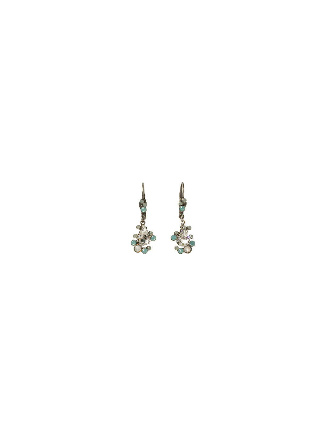 ECB38 Dangle Earrings - ECB38ASAES - <p>The ECB38 Earrings are a simple, yet galmorous look. From Sorrelli's Aegean Sea collection in our Antique Silver-tone finish.</p>