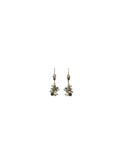 ECB38 Dangle Earrings - ECB38ASEM - <p>The ECB38 Earrings are a simple, yet galmorous look. From Sorrelli's Evening Moon collection in our Antique Silver-tone finish.</p>