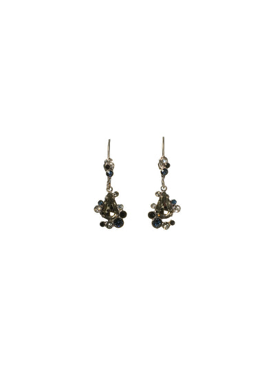 ECB38 Dangle Earrings - ECB38ASMLW - <p>The ECB38 Earrings are a simple, yet galmorous look. From Sorrelli's Milky Way collection in our Antique Silver-tone finish.</p>