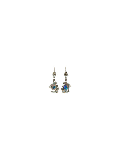 ECB38 Dangle Earrings - ECB38ASWBR - <p>The ECB38 Earrings are a simple, yet galmorous look. From Sorrelli's White Bridal collection in our Antique Silver-tone finish.</p>
