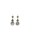 A Perfect Circle Stone Drop Earring