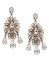 Dripping In Crystals Chandelier Earring Post Earrings