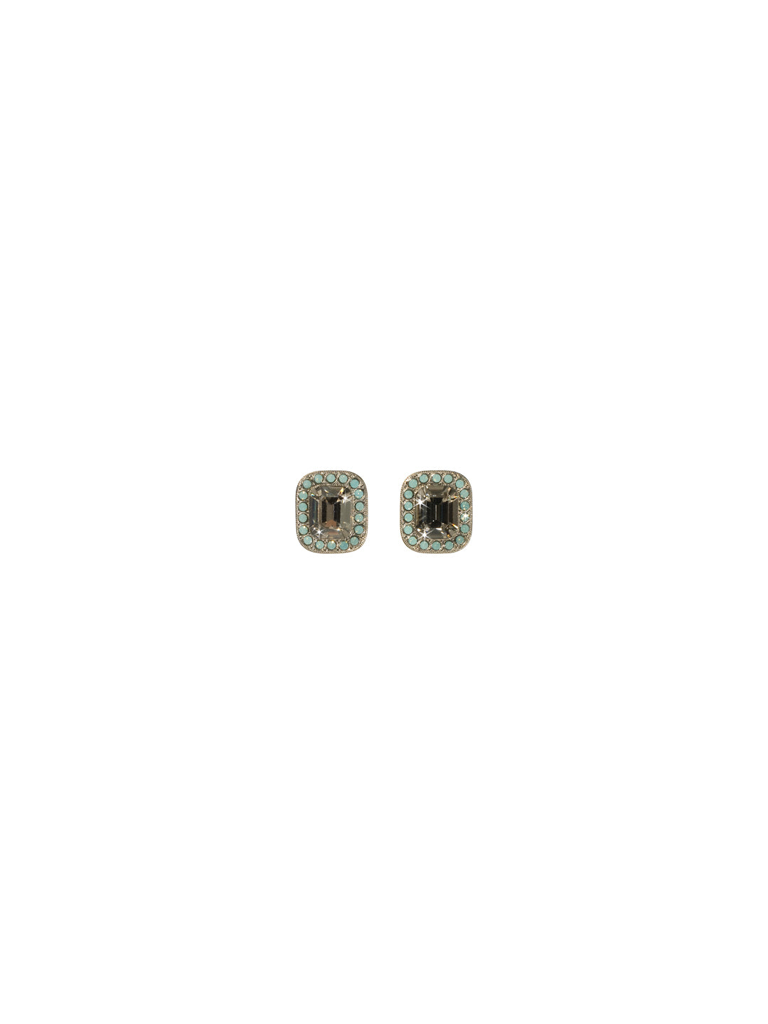 Lovely Luxury Stud Earrings - ECL10ASAES - Sparkle and shine in this piece no matter what you're doing! Casual or dressy, it will being a pop of color and excitement to any occasion.
