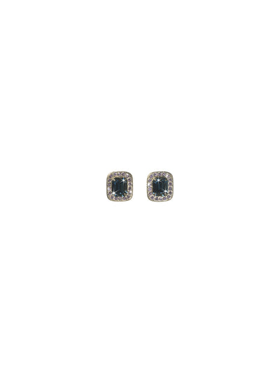 Lovely Luxury Stud Earrings - ECL10ASHY - Sparkle and shine in this piece no matter what you're doing! Casual or dressy, it will being a pop of color and excitement to any occasion. From Sorrelli's Hydrangea collection in our Antique Silver-tone finish.