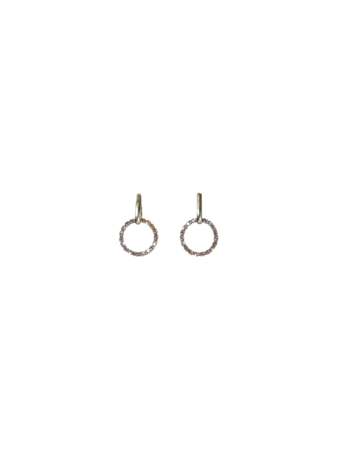 Modern Open Circle Earring - ECL49ASHY
